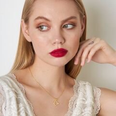 klasik yıldız kolyesi