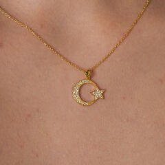 klasik yıldız kolyesi