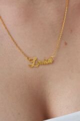 yazı tipi adı kolyesi