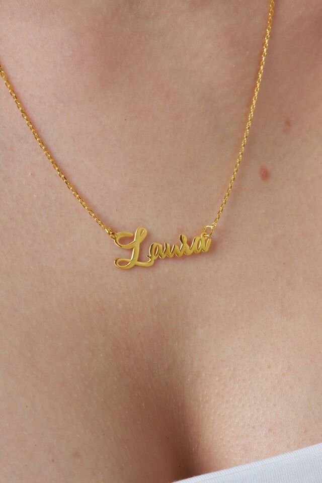 yazı tipi adı kolyesi