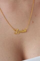 yazı tipi adı kolyesi