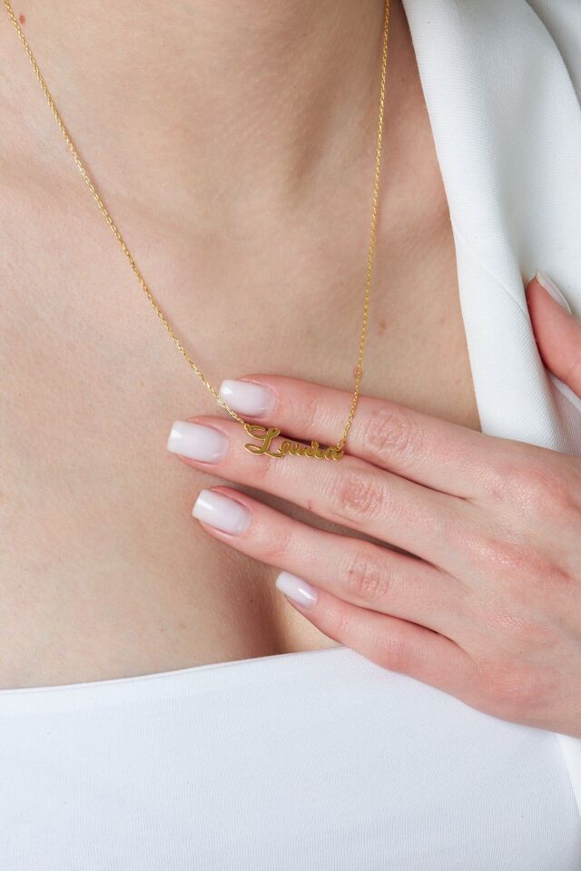 yazı tipi adı kolyesi