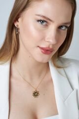 harf-güneş kolyesi