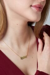 isimli yansıma kolyesi