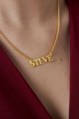 Gurmet zincir isim kolyesi