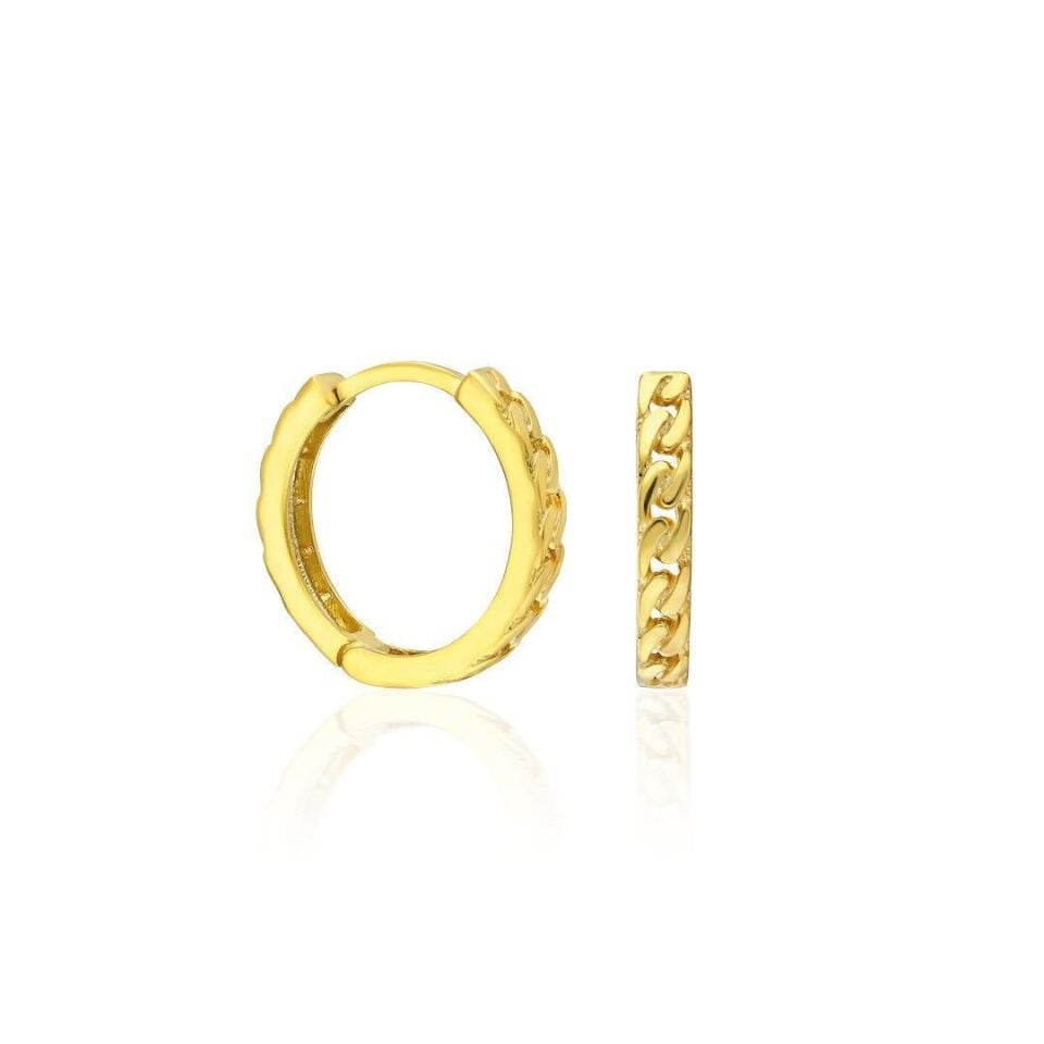 zincir model halka küpeler