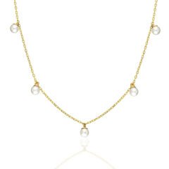 inci taşlı zincir kolye