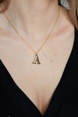 harf tasarım kolyesi