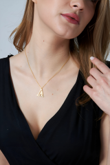 harf tasarım kolyesi