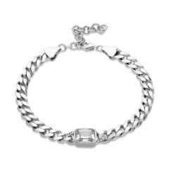 baget taşlı zincir bileklik