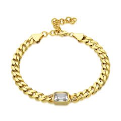 baget taşlı zincir bileklik