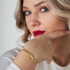 halka formunda zincir bilezik