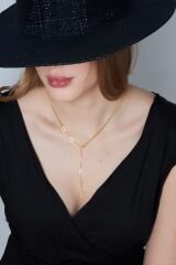 taş harfli y kolyesi