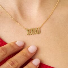 Tarih Yazılı Takı Seti