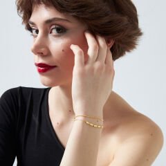 iki zincirli baget bilezik