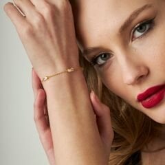 üç taşlı baget bilezik