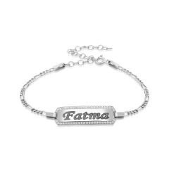 zirkon taşlı bebek köpek etiketi