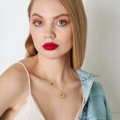 aşk göz damlası kolyesi