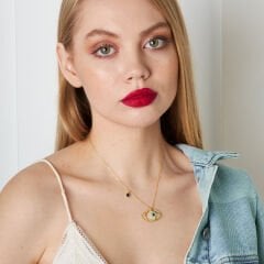 aşk göz damlası kolyesi