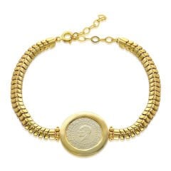 çeyrek balıksırtı zincirli bilezik