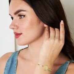 çeyrek çubuk zincirli tılsımlı bilezik