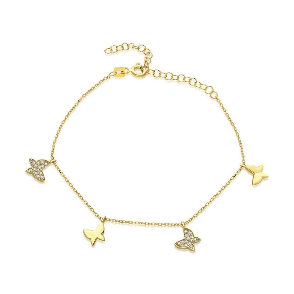 kelebek figürlü bilezik