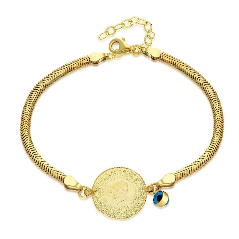 balıksırtı zincirli tılsımlı bilezik