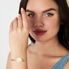 balıksırtı zincirli tılsımlı bilezik