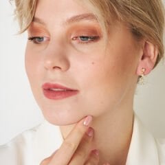 zirkon taşlı kolye küpeler