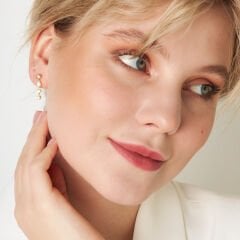 zirkon taşlı kolye küpeler