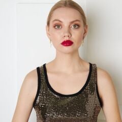 Zirkon harfli isim küpeleri