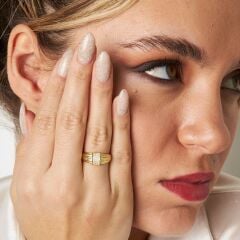 taşlı söğüt yüzük