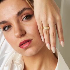 taşlı söğüt yüzük