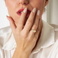 taşlı söğüt yüzük