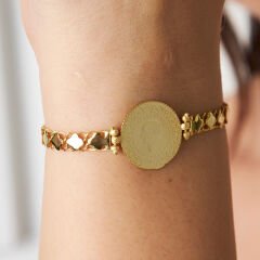 zincirli çeyrek bilezik