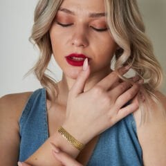 vierreihiges-paillettenkol bandı