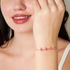 dörtlü kelebek bileziği