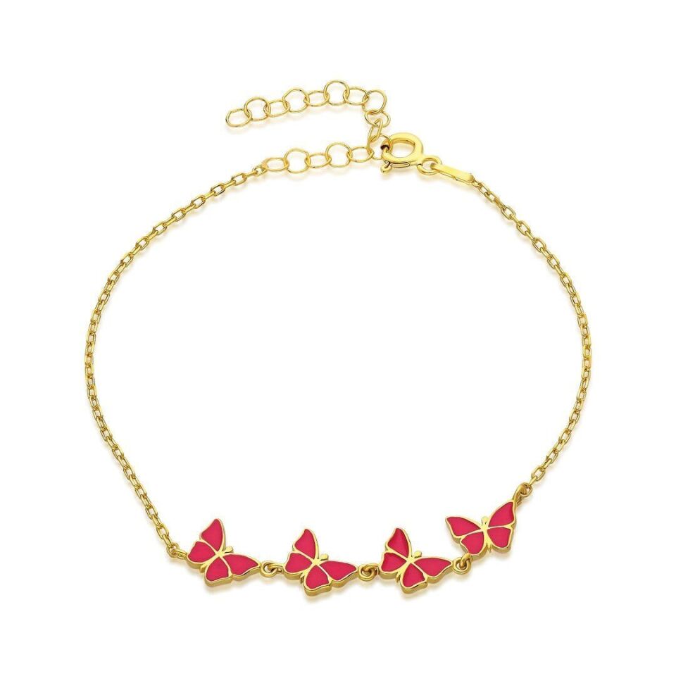 dörtlü kelebek bileziği