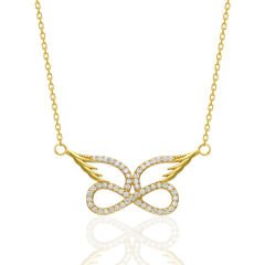 melek kanatlı sonsuzluk kolyesi