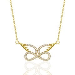 melek kanatlı sonsuzluk kolyesi