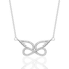 melek kanatlı sonsuzluk kolyesi