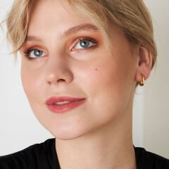 taşsız günlük halka küpeler