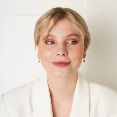 yeşil taşlı sarkıt küpeler