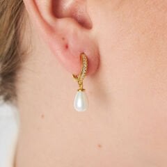 incili damla küpeler