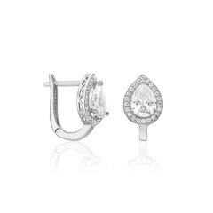 damla taşlı küpeler