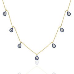 kötü göz damlası kolyesi