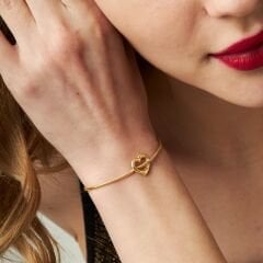 tondo kolye kavisli kalp bilezik