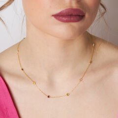 tifany-renkli-taşlı-zincir-kolye