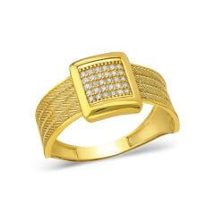 dört sıra taşlı saman yüzük