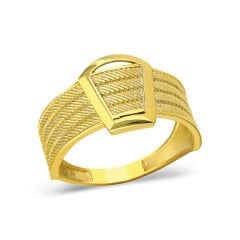 dört sıra klasik tokalı hasır yüzük